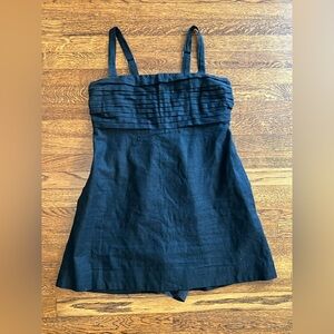 A&F Emerson Linen-Blend Skort